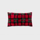 Pernă TARTAN cu sherpa 30X50 cm 