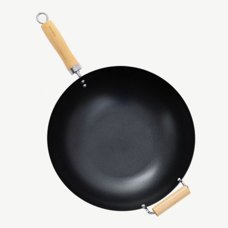 Wok SYDNEY cu mâner din lemn 32 cm