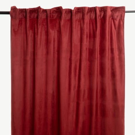 Perdea PATTY din catifea bordo 140x250 cm